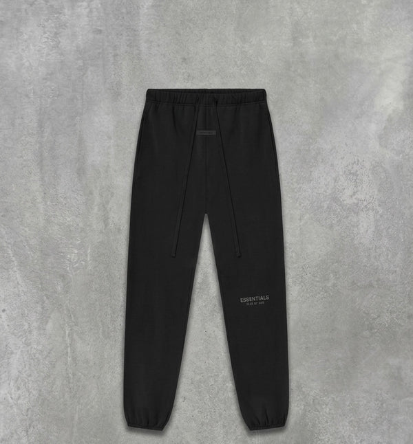 Fear of God Essentials FW25 vintage fleece sweatpants in Jet Black