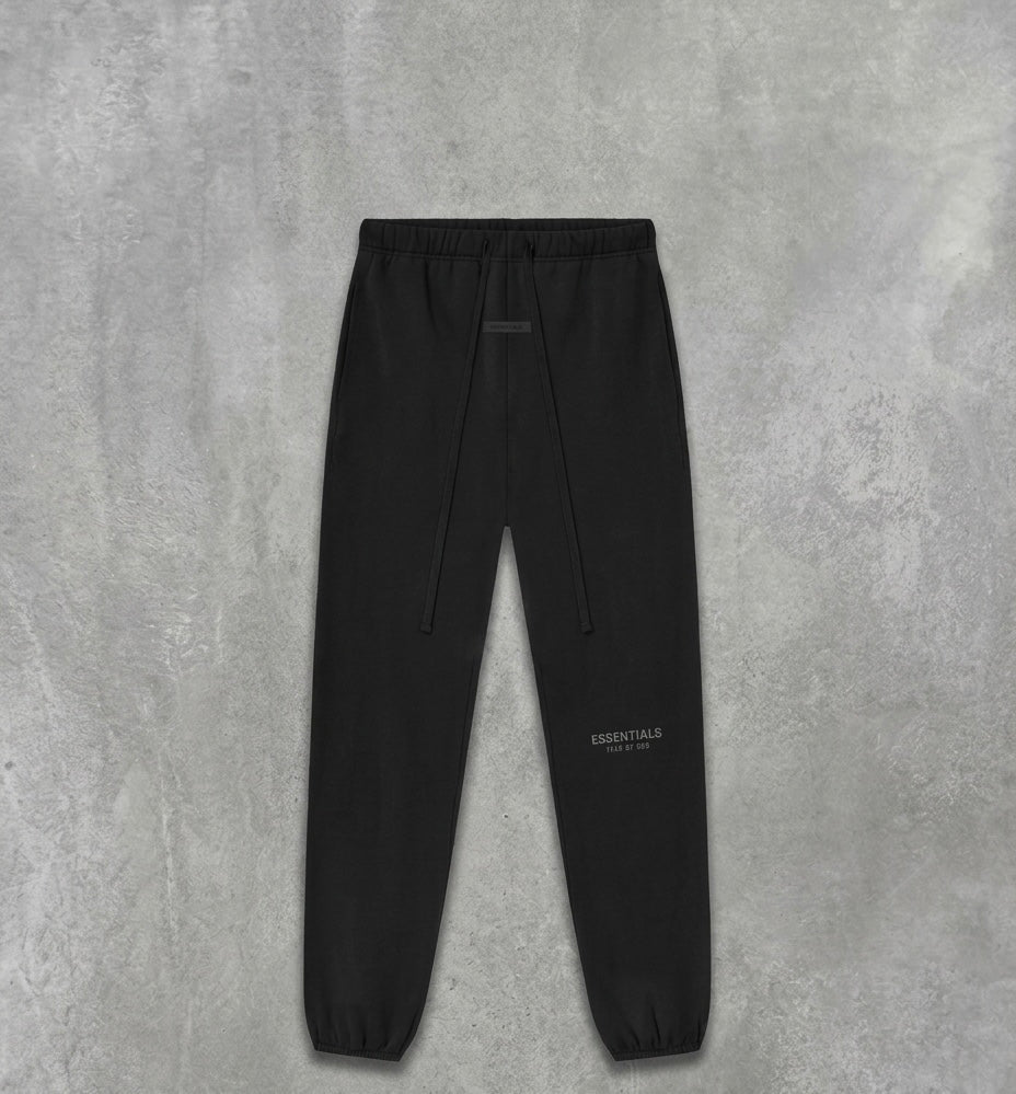 Fear of God Essentials FW25 vintage fleece sweatpants in Jet Black