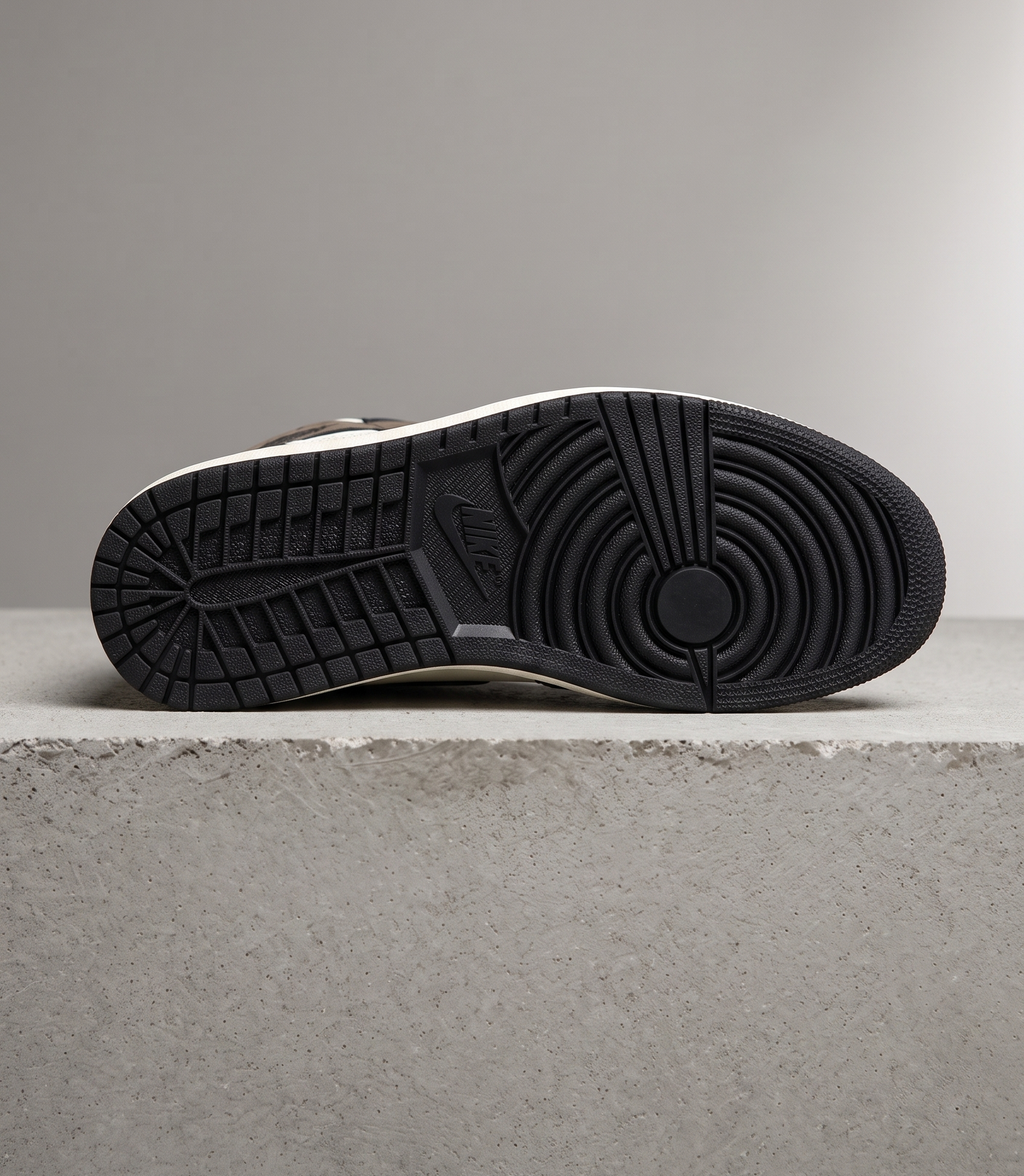 Air Jordan 1 Retro High Dark Mocha, outsole tread detail